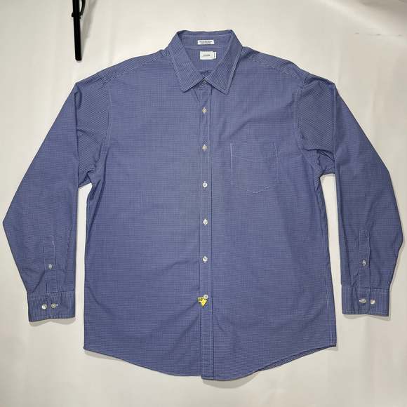J.Crew mens blue woven shirt - Picture 4 of 4